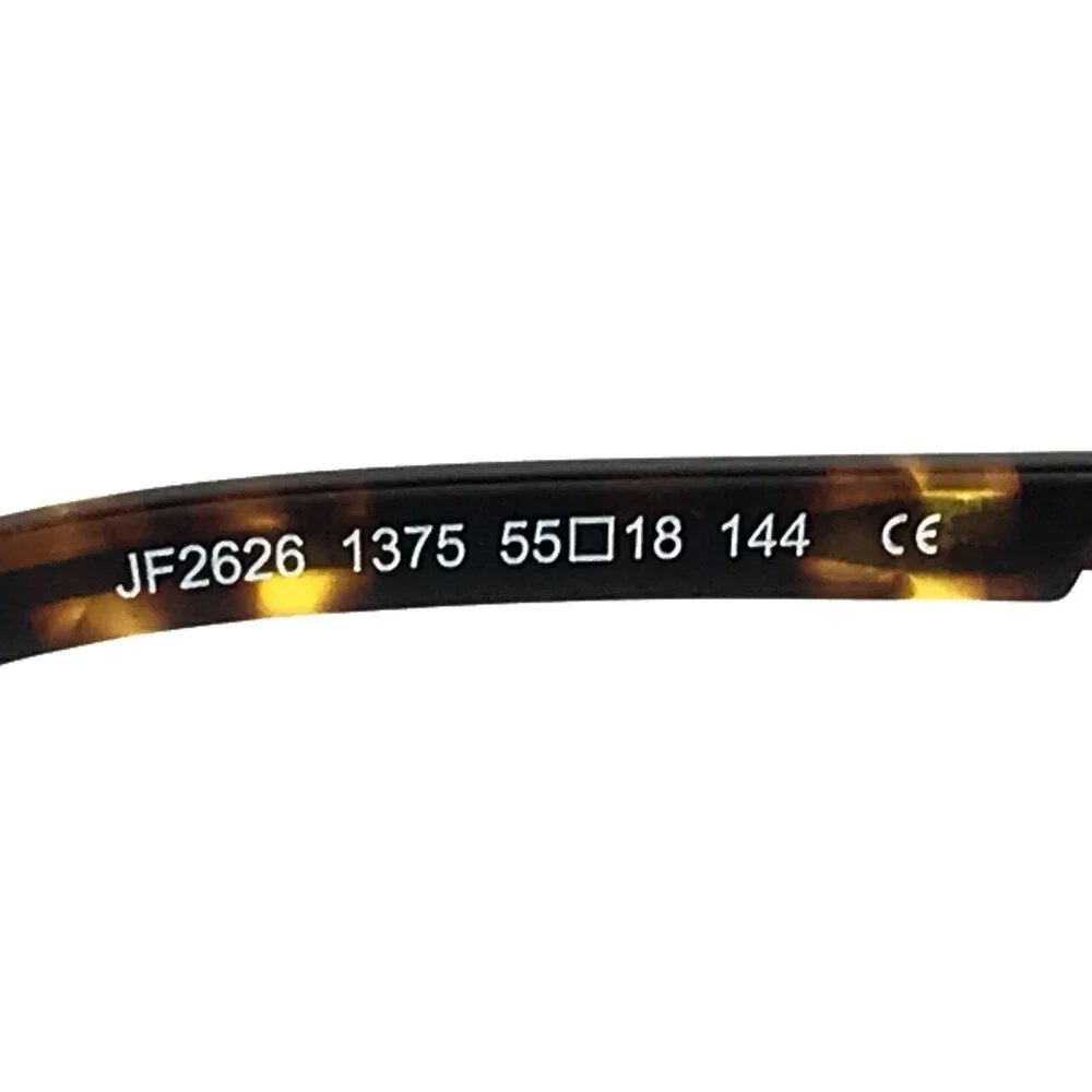 J.F. Rey Eyeglasses Frames JF2626 1375 Brushed Silver Side Shields 55-18-144
